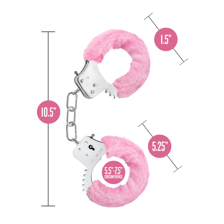 TEMPTASIA BEGINNER CUFFS PINK