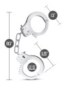TEMPTASIA BEGINNER CUFFS SILVER - Sklep erotyczny Intymnosc24.pl