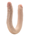 DR. SKIN PLUS 16.5” POSABLE DOUBLE DONG BEIGE