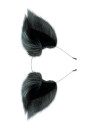 WHIPSMART 4.5 INCH SILICONE PLUG WITH GREY INDIGO FOX TAIL SET