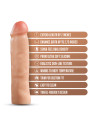 PERFORMANCE PLUS 2 INCH SILICONE PENIS XTENDER BEIGE