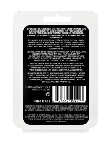 RENEGADE FIREMAN RING SMALL BLACK