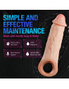 PERFORMANCE PLUS INTREPID 2 INCH SILICONE PENIS XTENDER BEIGE