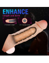 PERFORMANCE PLUS INTREPID 2 INCH SILICONE PENIS XTENDER BEIGE