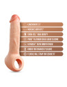 PERFORMANCE PLUS THRIVE 2.5 INCH SILICONE PENIS XTENDER BEIGE