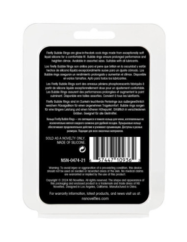 FIREFLY BUBBLE RING MEDIUM WHITE