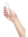 SIZE UP CLEAR VIEW PENIS EXTENDER WITH BALL LOOP CLASSIC