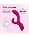 BLUSH QUINN RABBIT VIBRATOR BURGUNDY