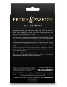 FETISH & FASHION MOUTH HOOD WHITE 2