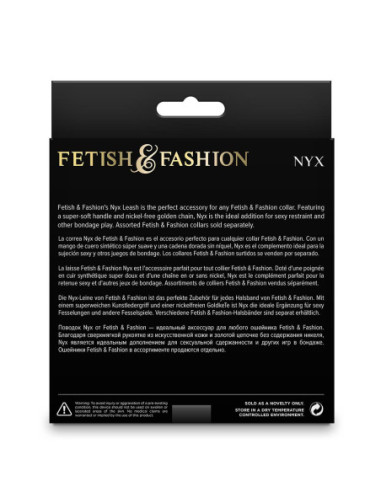 FETISH & FASHION NYX LEASH BLACK