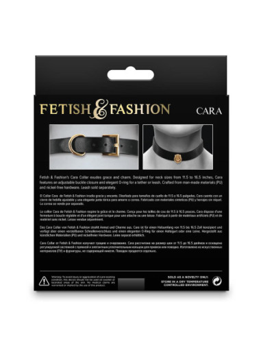 FETISH & FASHION CARA COLLAR BLACK
