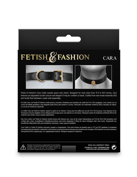 FETISH & FASHION CARA COLLAR BLACK