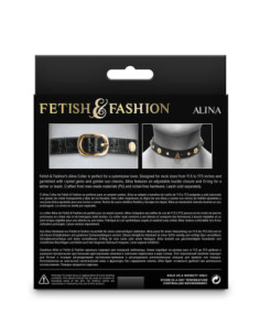 FETISH & FASHION ALINA COLLAR BLACK 2