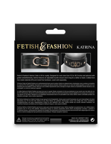 FETISH & FASHION KATRINA COLLAR BLACK