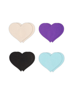 PRETTY PASTIES HEART I ASSORTED 4 PAIR
