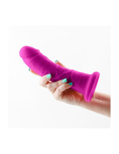 COLOURS DUAL DENSITY 7 INCH GIRTH DILDO PURPLE 2