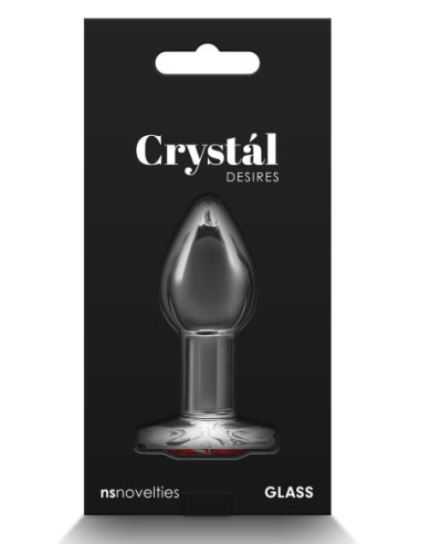 CRYSTAL DESIRES RED HEART SMALL