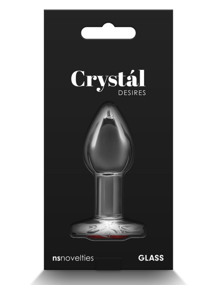 CRYSTAL DESIRES RED HEART SMALL