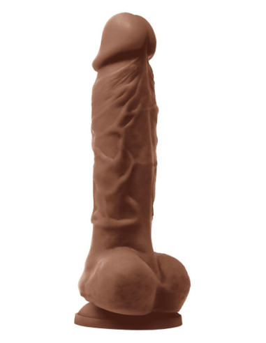 COLOURS PLEASURES VIBE 5 INCH DILDO BROWN