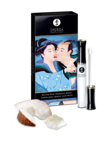 DIVINE ORAL PLEASURE GLOSS COCONUT 10ML