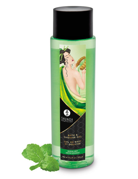 SHUNGA KISSABLE BATH AND SHOWER GEL SENSUAL MINT 370 ML