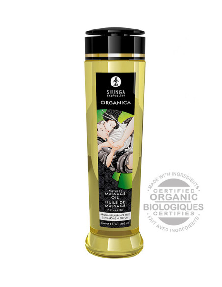 ORGANICA MASSAGE OIL NATURAL 240 ML