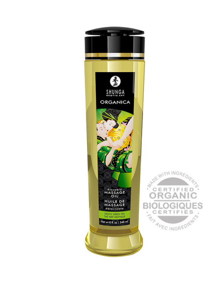 ORGANICA MASSAGE OIL GREEN TEA 240 ML