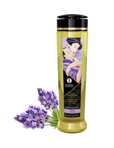 EROTIC MASSAGE OIL SENSATION LAVENDER 240 ML