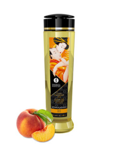 EROTIC MASSAGE OIL STIMULATION PEACH 240 ML
