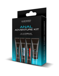 WICKED ANAL ADVENTURE KIT 4X30 ML