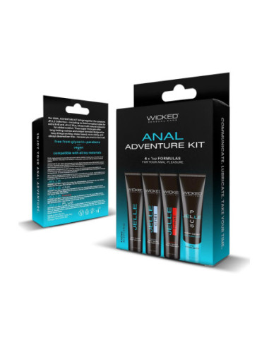 WICKED ANAL ADVENTURE KIT 4X30 ML