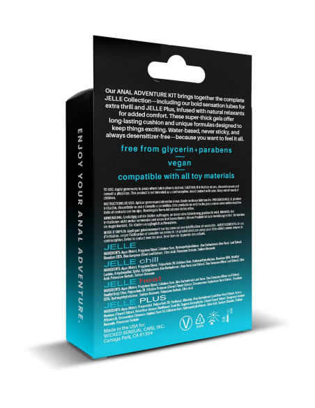 WICKED ANAL ADVENTURE KIT 4X30 ML