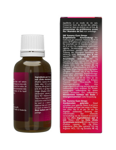 YUMMY CUM DROPS 30ML
