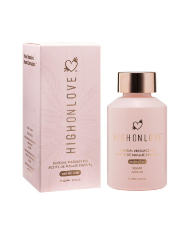 HIGH ON LOVE CBD SENSUAL MASSAGE OIL SUGAR HIGH 100ML