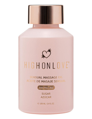 HIGH ON LOVE CBD SENSUAL MASSAGE OIL SUGAR HIGH 100ML