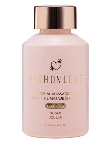 HIGH ON LOVE CBD SENSUAL MASSAGE OIL SUGAR HIGH 100ML