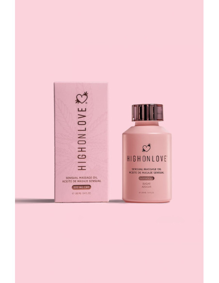 HIGH ON LOVE CBD SENSUAL MASSAGE OIL SUGAR HIGH 100ML