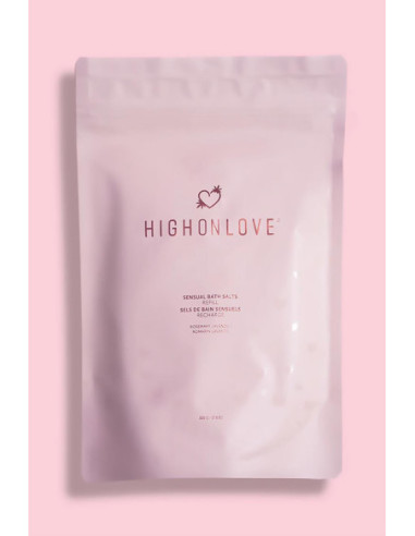 HIGH ON LOVE REFILL FOR SENSUAL BATH SALTS 500G