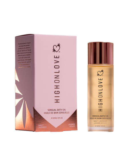 HIGH ON LOVE BATH OIL SWEET LAVENDER 100ML