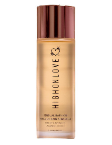 HIGH ON LOVE BATH OIL SWEET LAVENDER 100ML