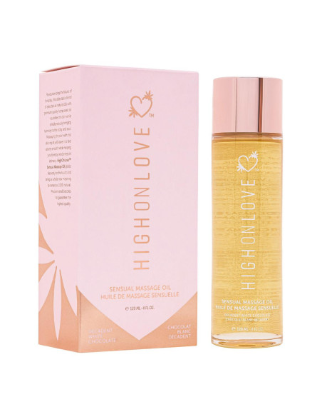 HIGH ON LOVE MASSAGE OIL DECADENT WHITE CHOCOLATE 120ML