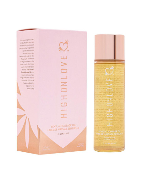 HIGH ON LOVE MASSAGE OIL LITCHI MARTINI 120ML
