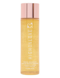 HIGH ON LOVE MASSAGE OIL STRAWBERRIES AND CHAMPAGNE 120ML 2
