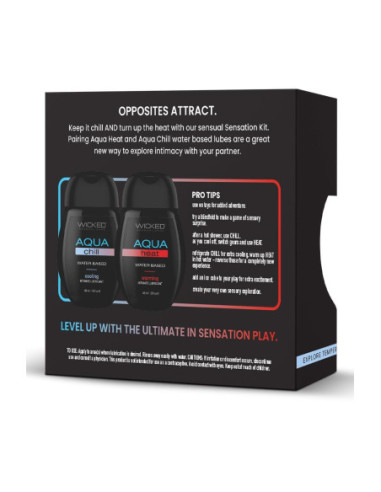 WICKED SENSATION KIT CHILL AND HEAT 2X45ML