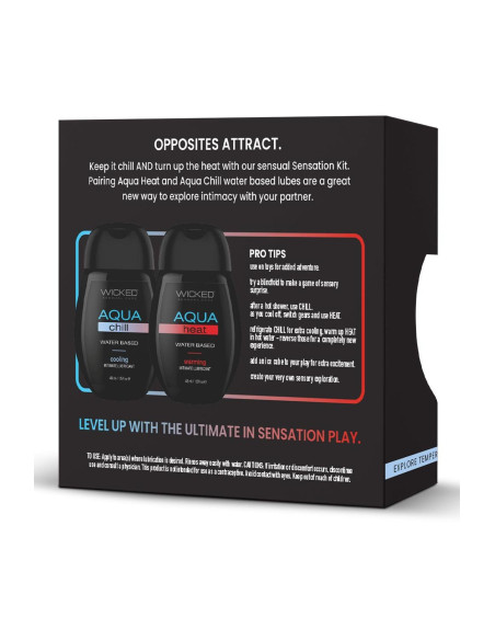 WICKED SENSATION KIT CHILL AND HEAT 2X45ML