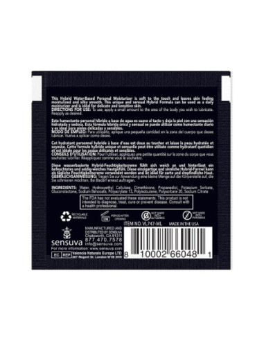 SENSUVA HYBRID PERSONAL MOISTURIZER BLUEBERRY MUFFIN 6 ML