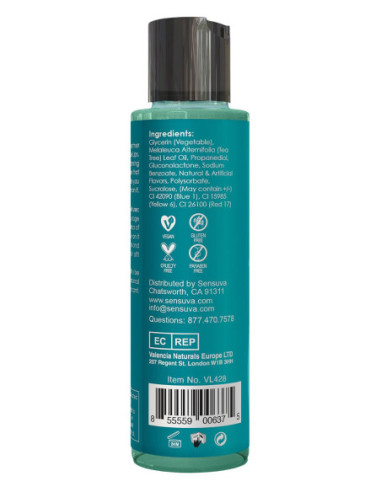 SENSUVA SIZZLE LIPS WARMING GEL BLUEBERRY ICE POP 125ML