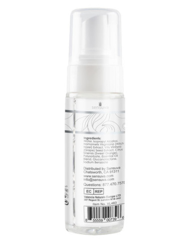 SENSUVA THINK CLEAN THOUGHTS FOAMING TOY CLEANER 5.07 FL. OZ. 150ML