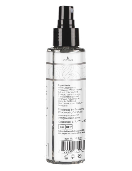 SENSUVA THINK CLEAN THOUGHTS ANTI BACTERIAL TOY CLEANER 125ML