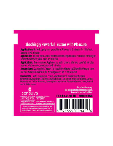 SENSUVA ON ORIGINAL AROUSAL GEL 6 ML